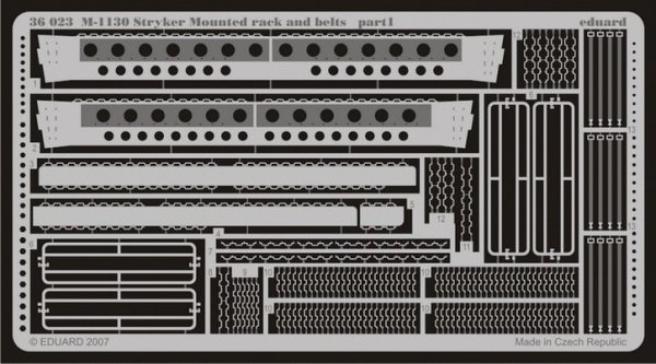 Eduard 36023 M-1130 rack and belts 1/35 AFV Club