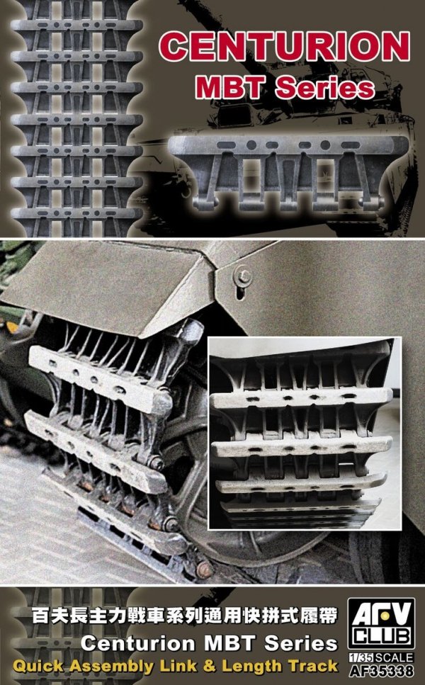AFV Club 35338 Centurion MBT Series Quick Assembly Link &amp; Length Track 1/35