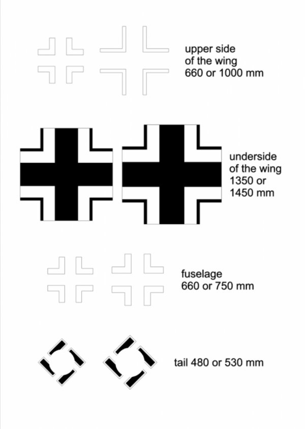Omask 25003 Ju 87G Stuka masks for crosses 1/35