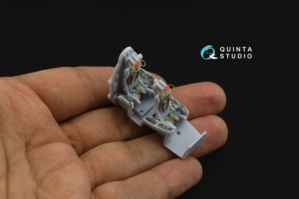 Quinta Studio QD72095 Blackburn Buccaneer S.2C 3D-Printed &amp; coloured Interior on decal paper (Airfix) 1/72