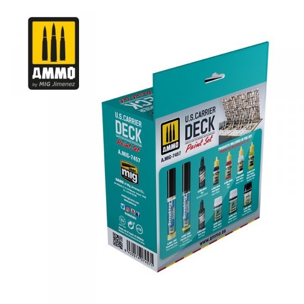 AMMO of Mig Jimenez 7457 U.S. Carrier Deck Paint Super Pack Set