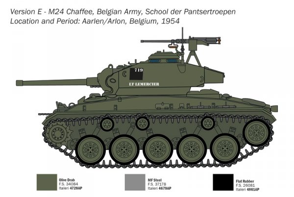 Italeri 6761 M24 CHAFFEE 1/35
