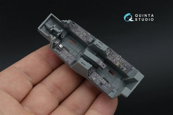 Quinta Studio QDS-48593 F-14D Super Tomcat 3D-Printed &amp; coloured Interior on decal paper (GWH) (Small version) 1/48