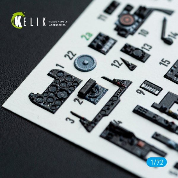 Kelik K72212 Gannet AS1/AS4 - interior 3D decals for Revell kit (1/72)