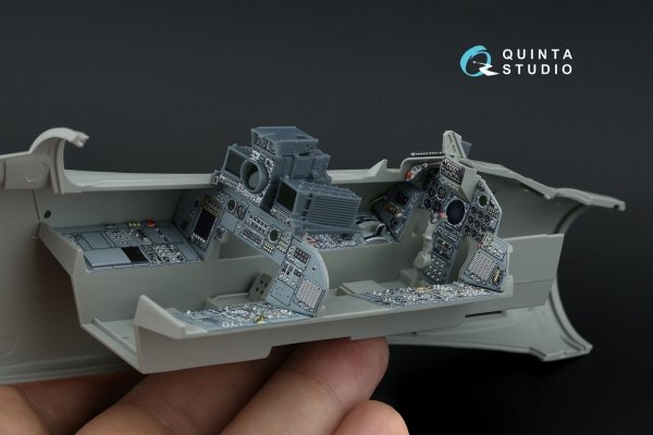 Quinta Studio QDS+32230 Tornado IDS Italian 3D-Printed &amp; coloured Interior on decal paper (Italeri) (Small version) (with 3D-printed resin parts) 1/32