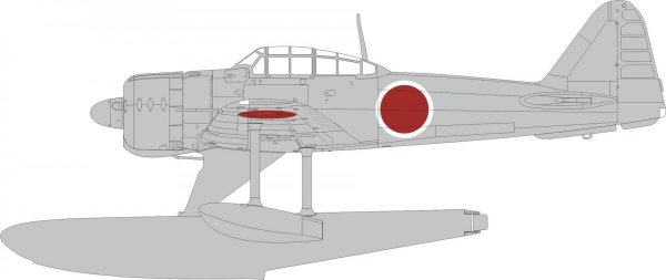 Eduard EX969 A6M2-N Rufe national insignia Eduard 1/48
