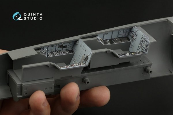 Quinta Studio QD32131 F/A-18D Early 3D-Printed &amp; coloured Interior on decal paper (Academy) 1/32