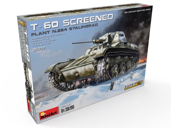 MiniArt 35237 T-60 SCREENED (PLANT NO.264 STALINGRAD) INTERIOR KIT 1/35