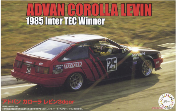 Fujimi 046914 ADVAN Corolla Levin 3door 1985 Inter TEC Winner 1/24