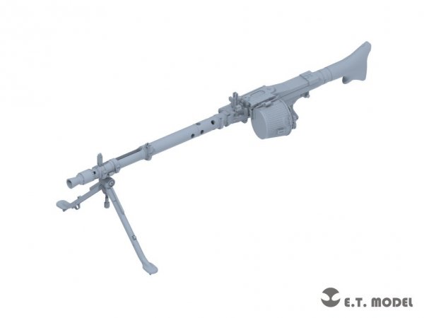 E.T. Model P35-215 WWII German Mg34t Machinegun &amp; Ammo Box 1/35