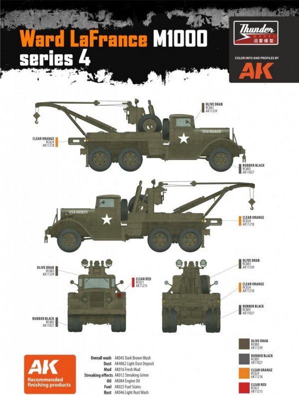 Thunder Model 35012 US Heavy Wrecker Ward Lafrance Model 1000 - Series 4 1/35