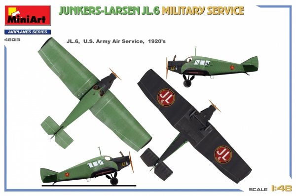 MiniArt 48013 Junkers-Larsen JL.6 1/48