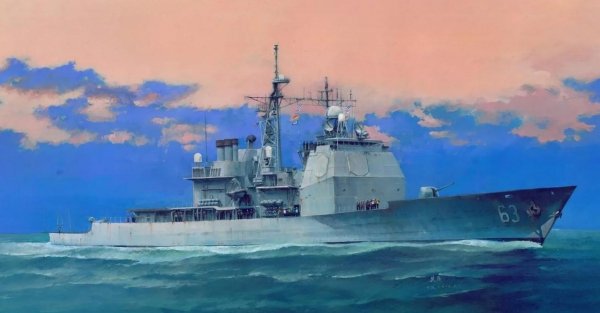 FlyHawk Model FH5001 USS Cowpens CG-63 1998 1/350