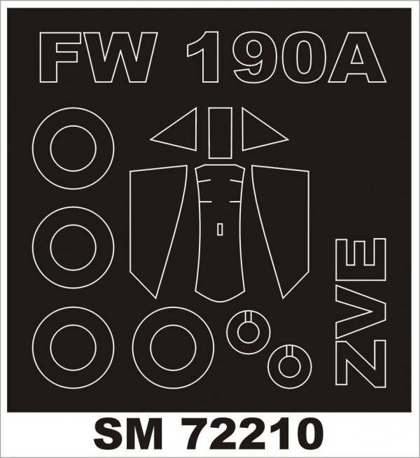 Montex SM72210 Fw 190A-4 ZVEZDA