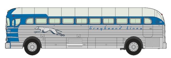 Roden 816 GMC PD3701 Silverside Bus &quot;Greyhound Lines&quot; 1/35