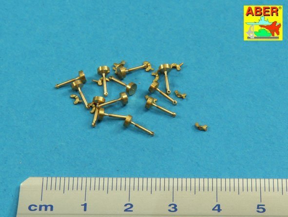 Aber 16105 Wing nuts with turned bolt x 12 pcs. 1/16