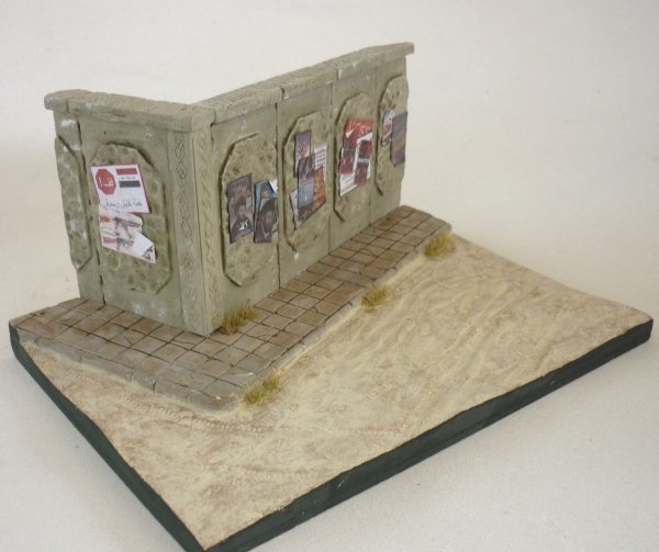 RT-Diorama 35270 Diorama-Base: &quot;The corner&quot; (Iraq) 1/35