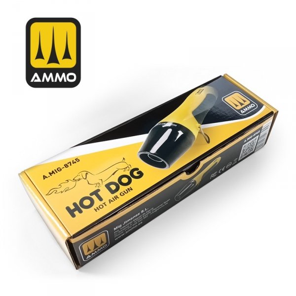 AMMO of Mig Jimenez 8745 Hot Dog Heat Gun With Stand