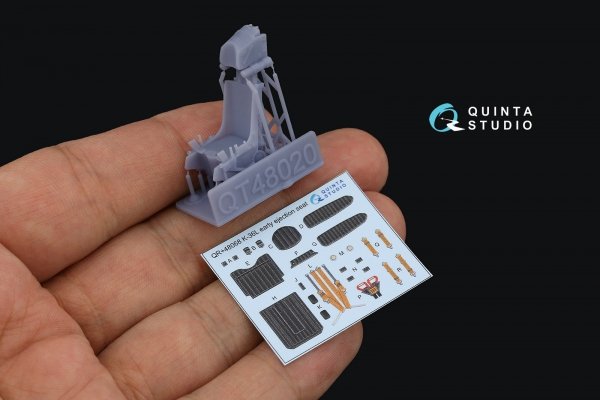 Quinta Studio QR+48068 K-36L (early) ejection seat (for Su-25 aircraft until 2007) (All kits) 1/48