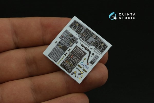 Quinta Studio QDS-48429 Westland Sea King HAS.1 3D-Printed &amp; coloured Interior on decal paper (Airfix) (Small version) 1/48