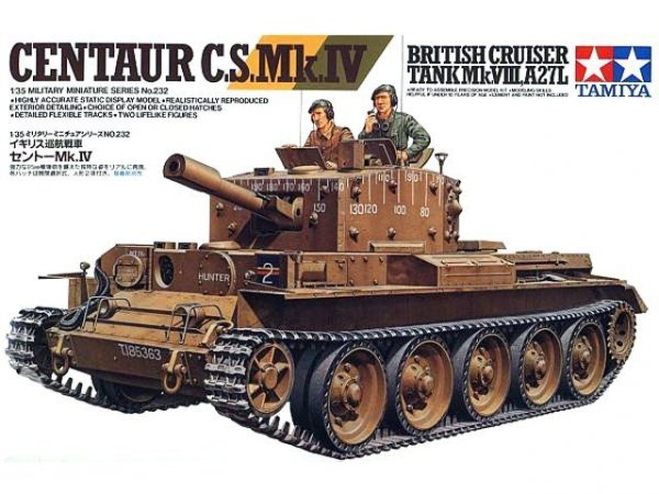 Tamiya 35232 Centaur C.S. Mk.IV British Cruiser Tank Mk.VIII, A27L (1:35)