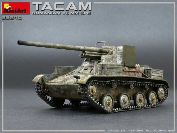 MiniArt 35240 ROMANIAN 76-mm SPG TACAM T-60 INTERIOR KIT 1/35