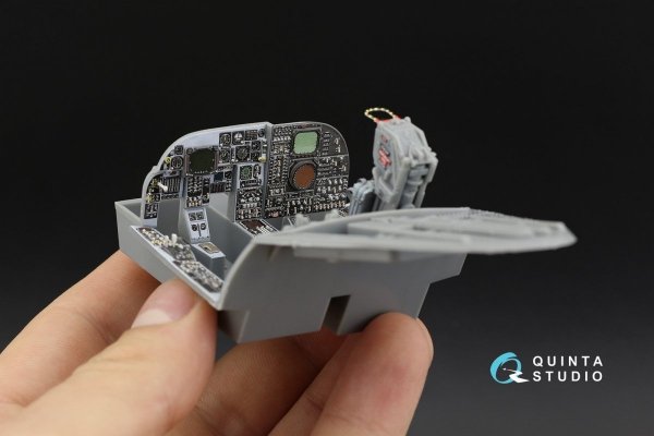 Quinta Studio QD32107 A-6E TRAM Intruder 3D-Printed &amp; coloured Interior on decal paper (Trumpeter) 1/32