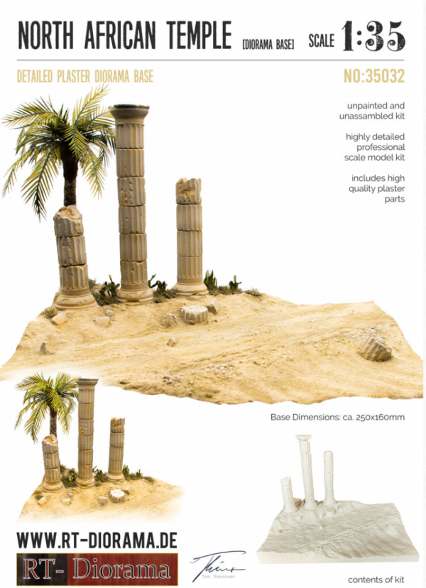 RT-Diorama 35032 Diorama Base: North African Temple