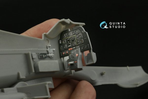 Quinta Studio QDS-32143 P-51D/K Mustang 3D-Printed coloured Interior on decal paper (Dragon) (Small version) 1/32