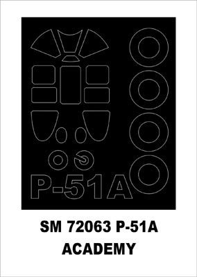 Montex SM72063 P-51A ACADEMY