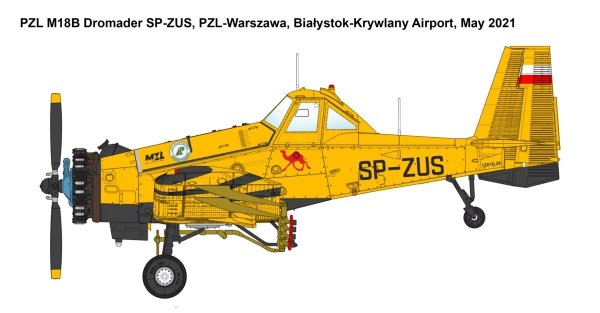IBG 48002 PZL M18 Dromader - Polish Crop Duster (Two-seater) 1/48