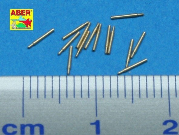 Aber 1:700L-29 Set of 14 pcs 152mm (6in) L50 Vickers Mk.M type 41 barrels for Kongo, Haruna, Hiei, Kirishima, Fuso, Yamashiro 1/700