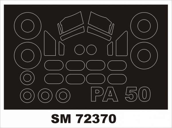 Montex SM72370 PERCIVAL P-50 for VALOM 1/72