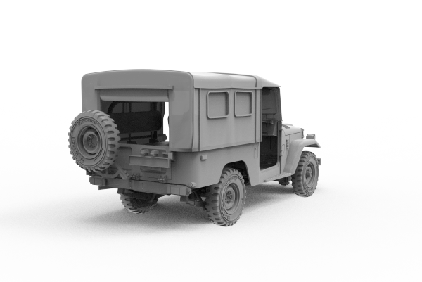 AK Interactive AK35004 FJ43 SUV WITH SOFT TOP IDF &amp; LAF 1/35