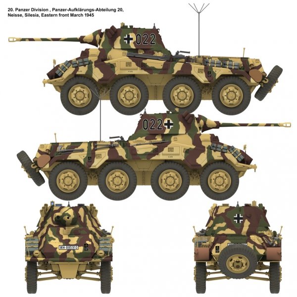 Das Werk DW16006 Sd.Kfz. 234/2 Puma 1/16