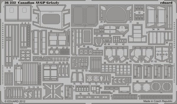 Eduard 36232 Canadian AVGP Grizzly 1/35 Trumpeter