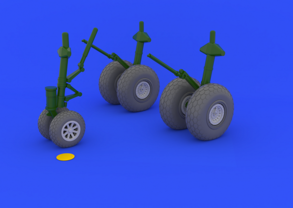 Eduard 648132 B-29 wheels 1/48 (REVELL)
