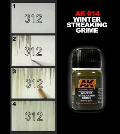 AK Interactive AK014 Winter Streaking Grime 35ml