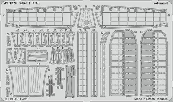 Eduard 491376 Yak-9T ZVEZDA 1/48