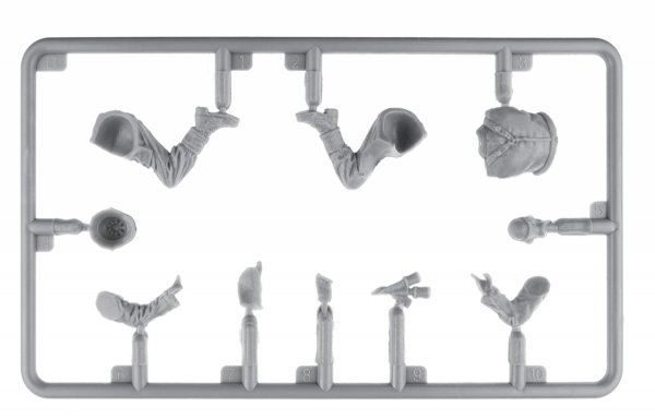 MiniArt 53024 GERMAN TANK RIDERS SET 2. RESIN HEADS 1/35