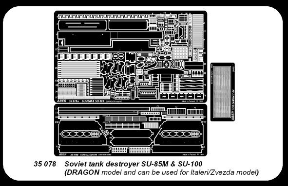 Aber 35078 SU-85 and SU-100 (DRA) (1:35)