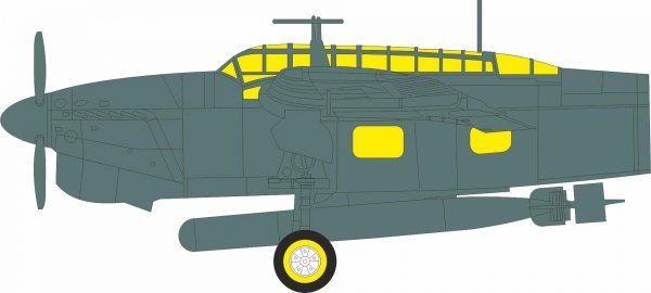 Eduard EX1127 Barracuda TFace TRUMPETER 1/48