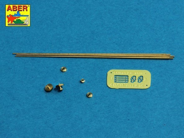 Aber R-42 German 2m aerials with ring base (set of 3 pcs,)
