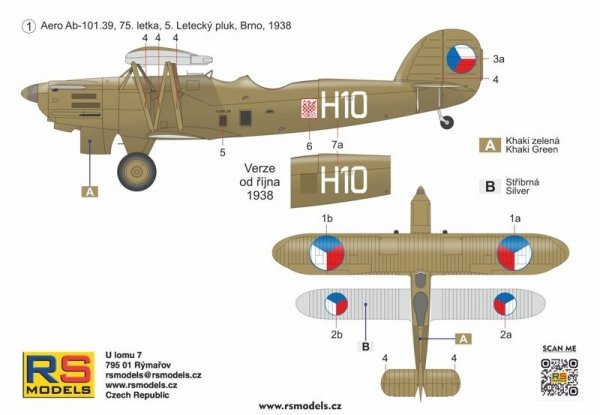RS Models 94010 Aero Ab-101 1/72
