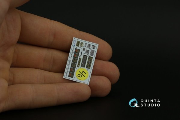 Quinta Studio QD35060 GMC CCKW 352 Cargo Truck 3D-Printed &amp; coloured Interior on decal paper (HobbyBoss) 1/35