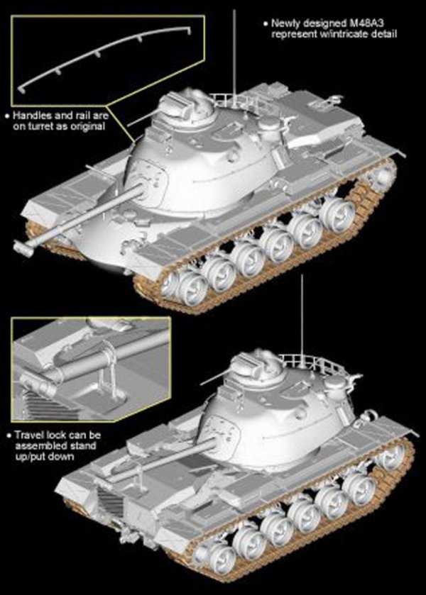 Dragon 3544 M48A3 Mod.B (1:35)