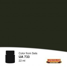Lifecolor UA733 Tire Black 22ml