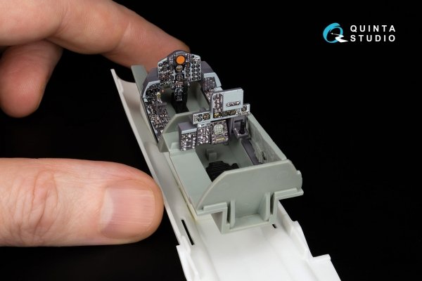 Quinta Studio QD+48485 F-4B Phantom II 3D-Printed &amp; coloured Interior on decal paper (Academy) (with 3D-printed resin parts) 1/48