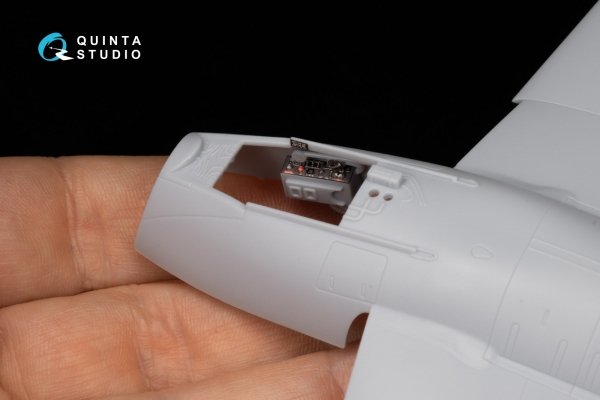 Quinta Studio QD48337 DH Vampire F.3 3D-Printed coloured Interior on decal paper (Airfix) 1/48