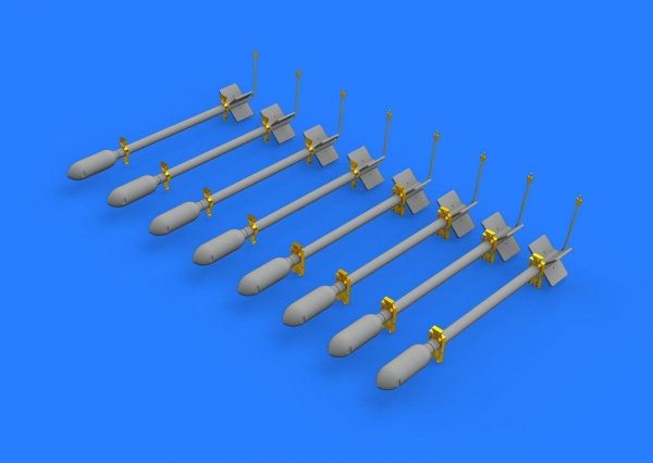 Eduard 648394 British Rocket Projectiles RP-3 60lb S.A.P. 1/48